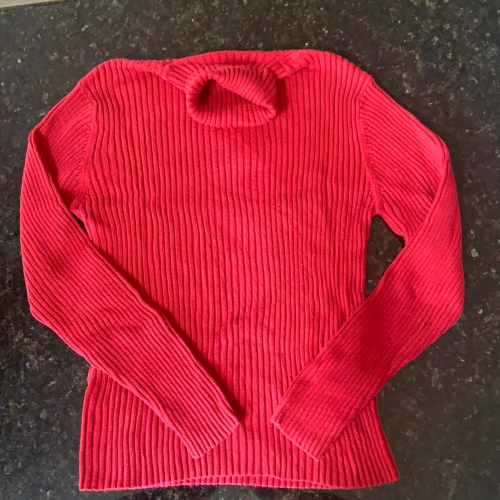 GAP long sleeve red turtleneck sweater size L